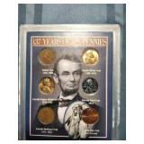 137 Years of U.S. Pennies 6 Coin Set