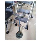 Art Deco Cast Iron Smoke Stand