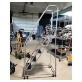 5 Step Rolling Safety Ladder