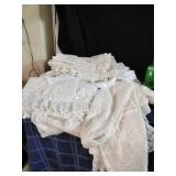 Assortment of Vtg Lace Curtain Panels
