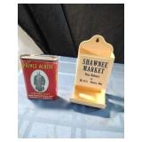 1950's Tin Lithograph Match Safe