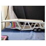 Vtg Nylint Auto Transport Trailer