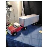 Vtg Tonka Truck and Trailer Set