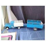 Tonka Farm Stake Truck and Trailer Set