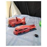 Pair of 1930's Futuristic Cars