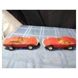 Pair of Tonka Plastic Corvettes