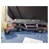 1980's Tonka Car Carrier Semi and Trailer