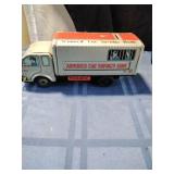 Vtg Japan Litho Armored Car Savings Bank.