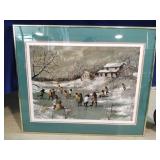 Robert Fabe 'First Frost' Lithograph