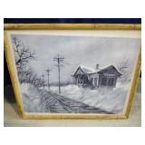 Robert Fabe Print 'Old Station'