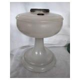 Aladdin Venetian White Milk Glass Lamp.