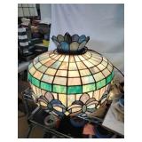 Tiffany Style Hanging Slag Glass Shade/Light