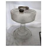 Aladdin Colonial clear glass oil lamp,