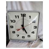 Vtg Simplex Square Wall Clock