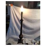Metal Candlestick Lamp