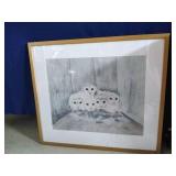 Dino Costanzo Print White Owls