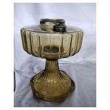 Aladdin Model B Corinthian amber glass oil