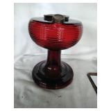 Aladdin Ruby Red Beehive Oil Lamp