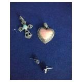Sterling Silver Charms and Earrings