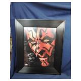 Autographed Photo of Darth Maul (Star Wars)