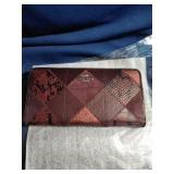 New Coach Metallic Patchwork Wallet