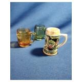 Pair of Hazel Atlas Barrel Shot Glasses