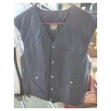 New Bradford Exchange Leather Vest, Large