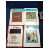 8 Track Cassette tapes (4)