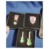 Nautical Flag & American Legion Pins