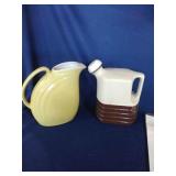 Mid Century Water Jug and Pitcher.