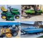 Gilbride Auction - Tractors, Mowers, Boat, Snowmobile