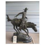 283 Remington Arizona Cowboy bronze