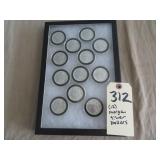 312 (12) Morgan Silver dollars