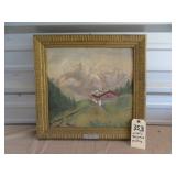353 Hitler Berghaus painting