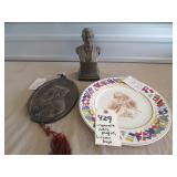 429 Japanese plaque, Lincoln bust