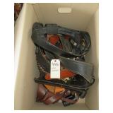 446 lot of leather holsters, etc