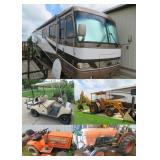 Izzo Auction - Motor Home, Backhoe, Golf Cart