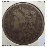 1883-O Morgan Silver Dollar.