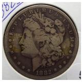 1882-S Morgan Silver Dollar.