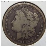 1879-CC Morgan Silver Dollar.