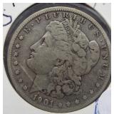 1901-S Morgan Silver Dollar.