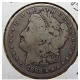 1898-S Morgan Silver Dollar.