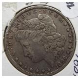 1896 Morgan Silver Dollar.