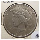 1926-D Peace Silver Dollar.