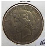 1927 Peace Silver Dollar