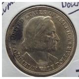 1893 Columbian Silver Half Dollar.