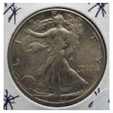 1929-D Walking Liberty Silver Half Dollar.
