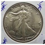 1944 Walking Liberty Silver Half Dollar.