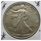 1944-S Walking Liberty Silver Half Dollar.