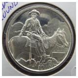 One Ounce Silver Round.